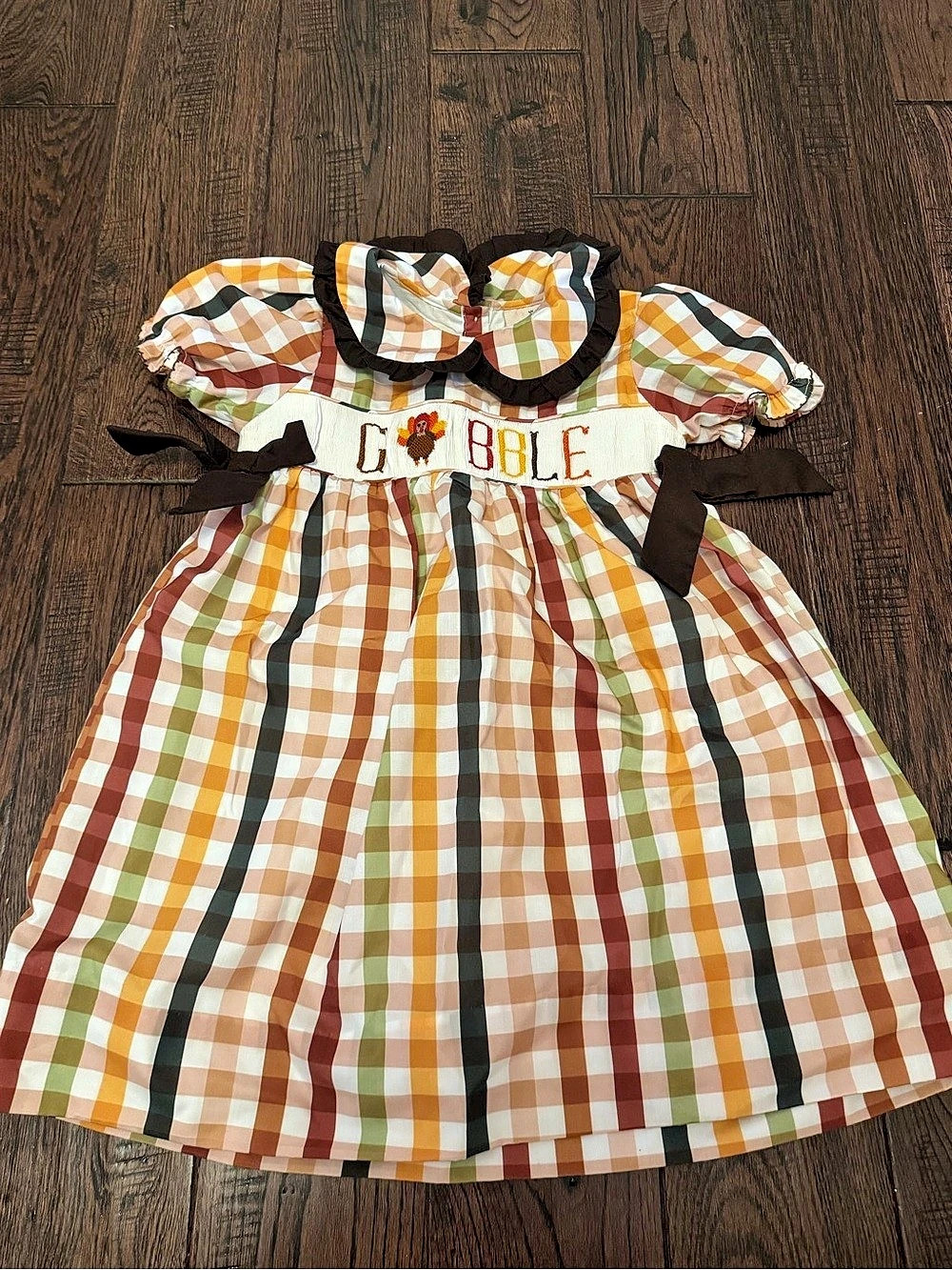 Smockingbird Girls Plaid Dress Size 4,
Like New